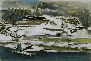 Langs de rivier